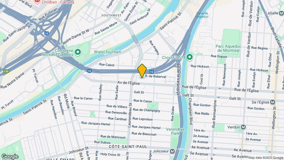 1703 de l'Église Map and Location Details