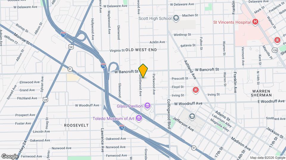 2130 Scottwood Ave Map and Location Details