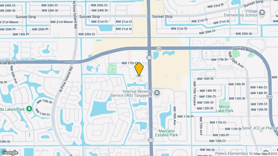 8137 NW 17th Manor Map and Location Details