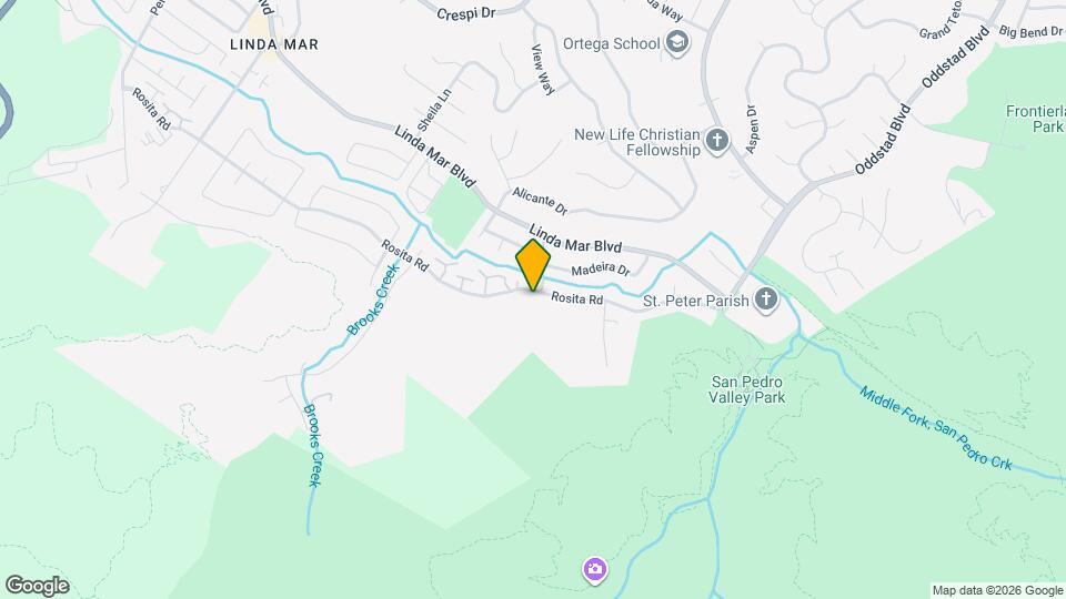 1384 Rosita Rd Map and Location Details