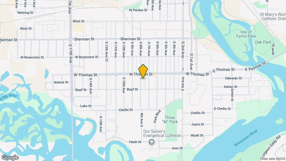 1115 S 8th Ave Map and Location Details