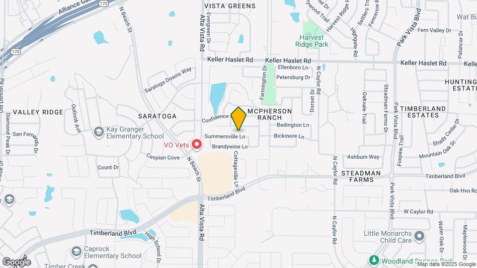 3817 Summersville Ln Map and Location Details