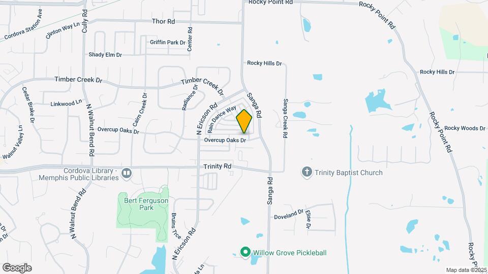 8750 Overcup Oaks Dr Map and Location Details