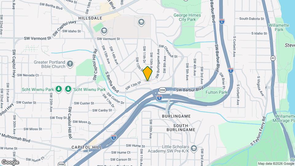 1015 SW Bertha Blvd Map and Location Details