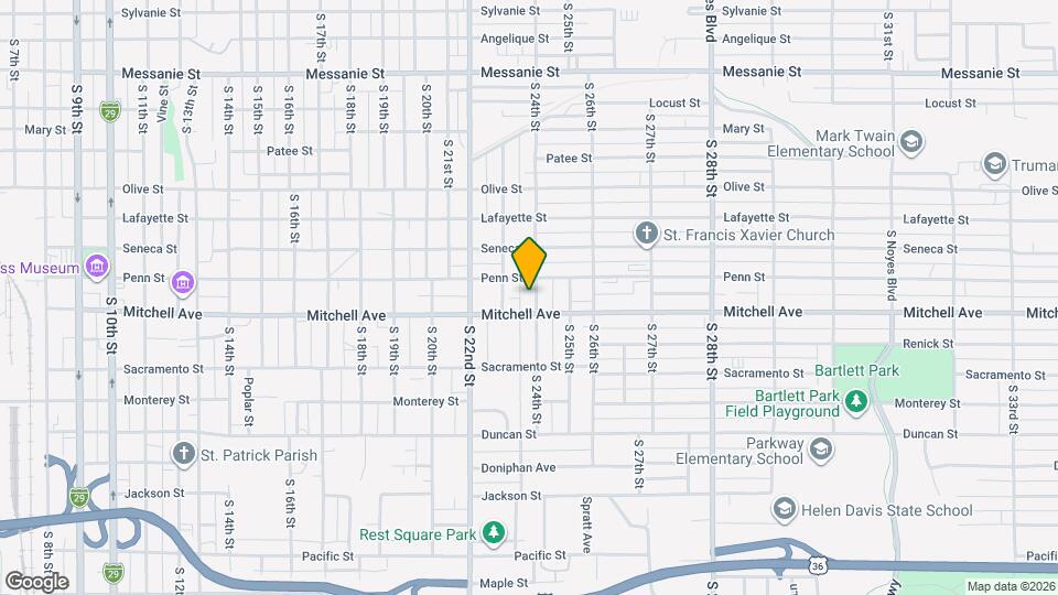 1214 S 24th St Map and Location Details