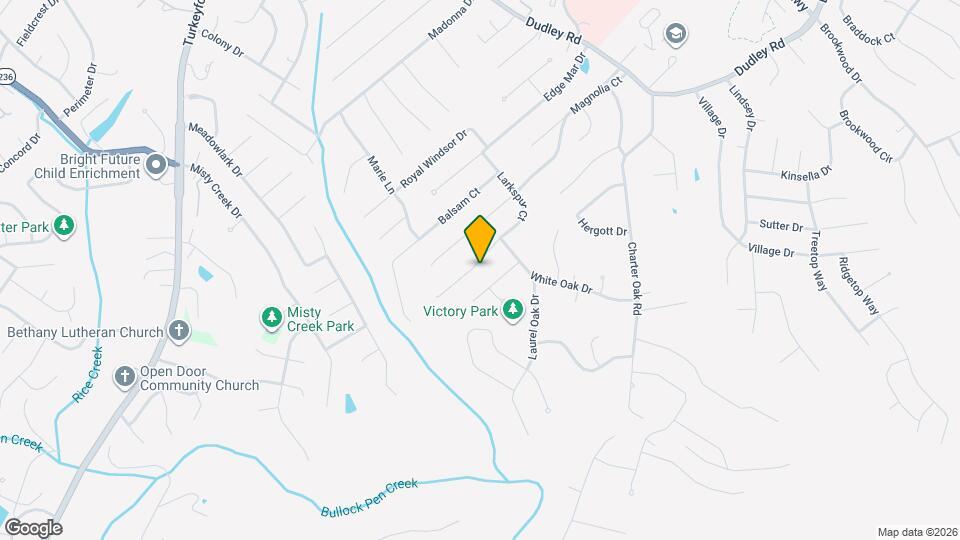 438 Larkspur Ct Mapa y Detalles de la Ubicación