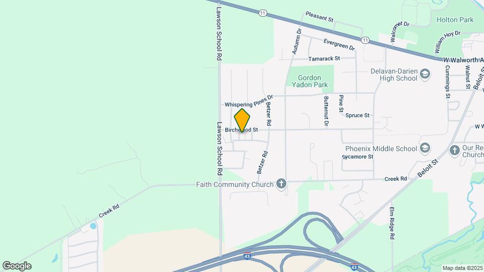 1718 Birchwood St Map and Location Details