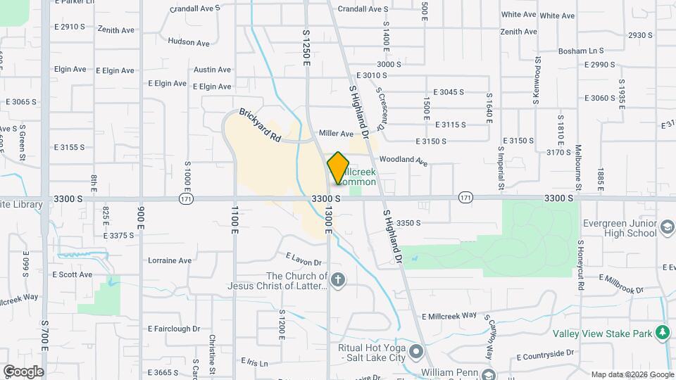 The Westerly at Millcreek Map and Location Details