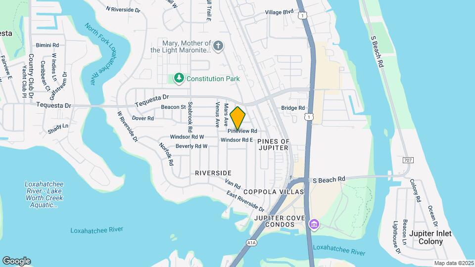 102 Pineview Rd Map and Location Details