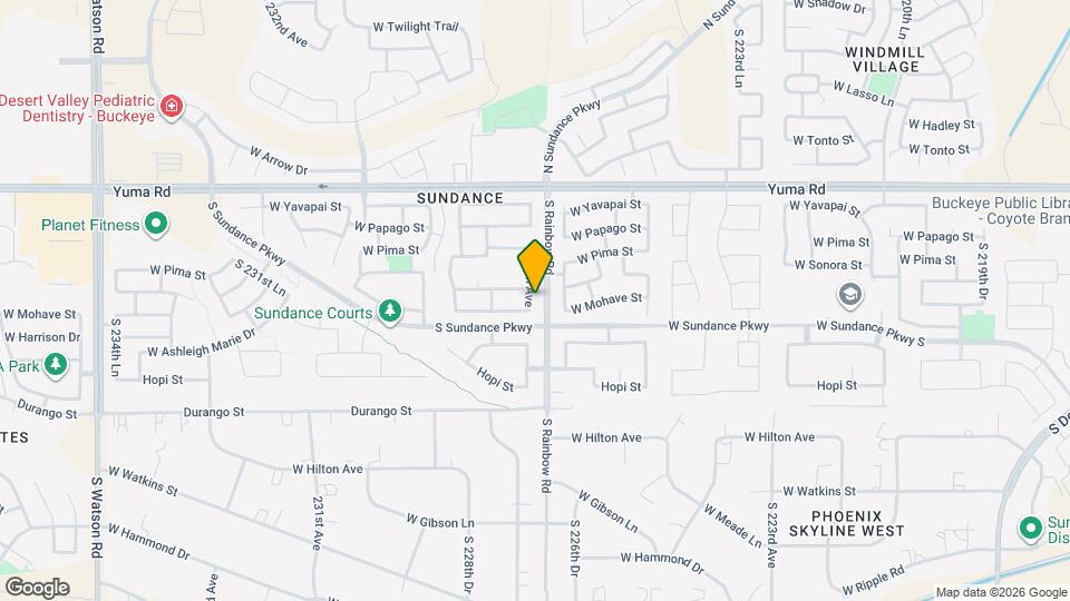 1605 S 227th Ave Map and Location Details