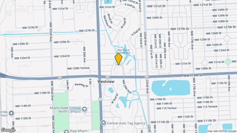 12112 NW 24th Ct Map and Location Details