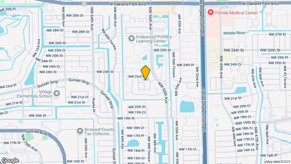 2232 NW 58th Ter Map and Location Details