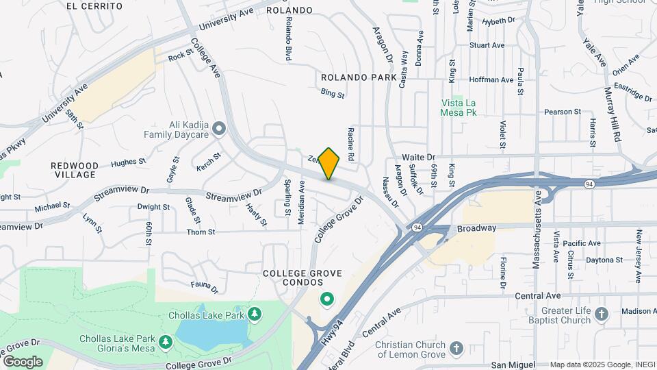 3528 College Ave Map and Location Details