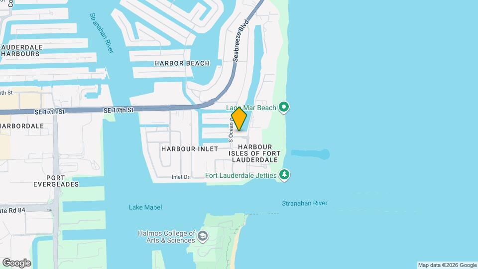 1850 S Ocean Dr Map and Location Details