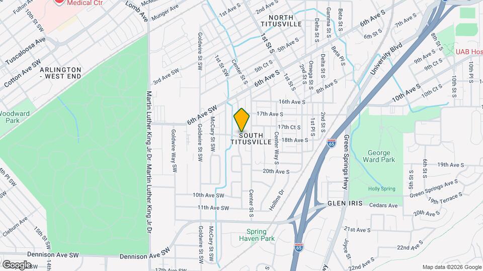 741 Center Pl SW Map and Location Details