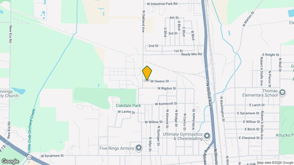 617 W Owens St Map and Location Details