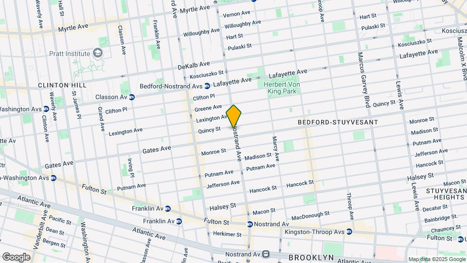 378 Nostrand Ave Map and Location Details