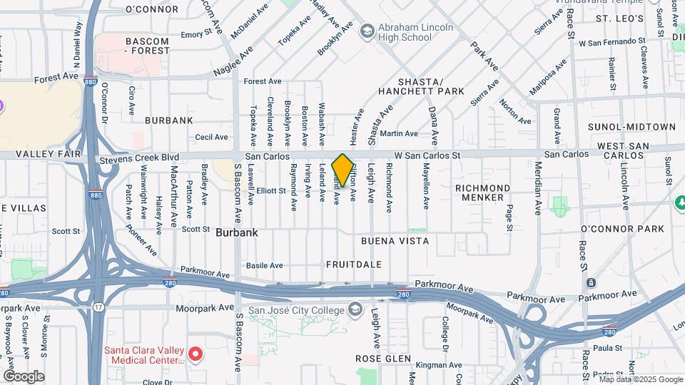 402 Rutland Ave Map and Location Details