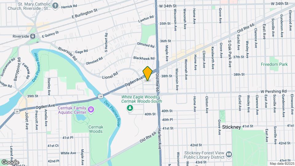 7228 38th Pl, Unit 2S Map and Location Details