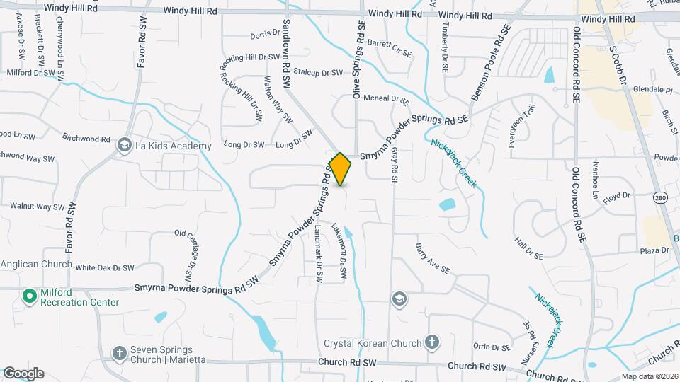 2718 Trellis Oaks Dr SW Map and Location Details