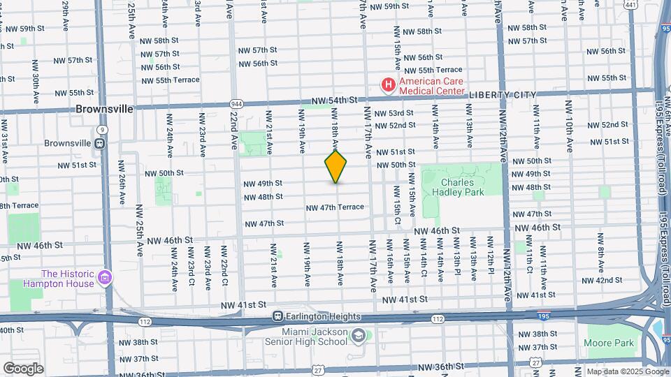 4802 NW 18th Ave Map and Location Details