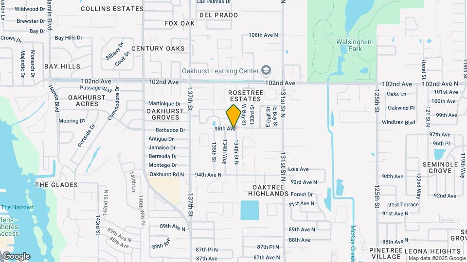 9796 134th St N Map and Location Details