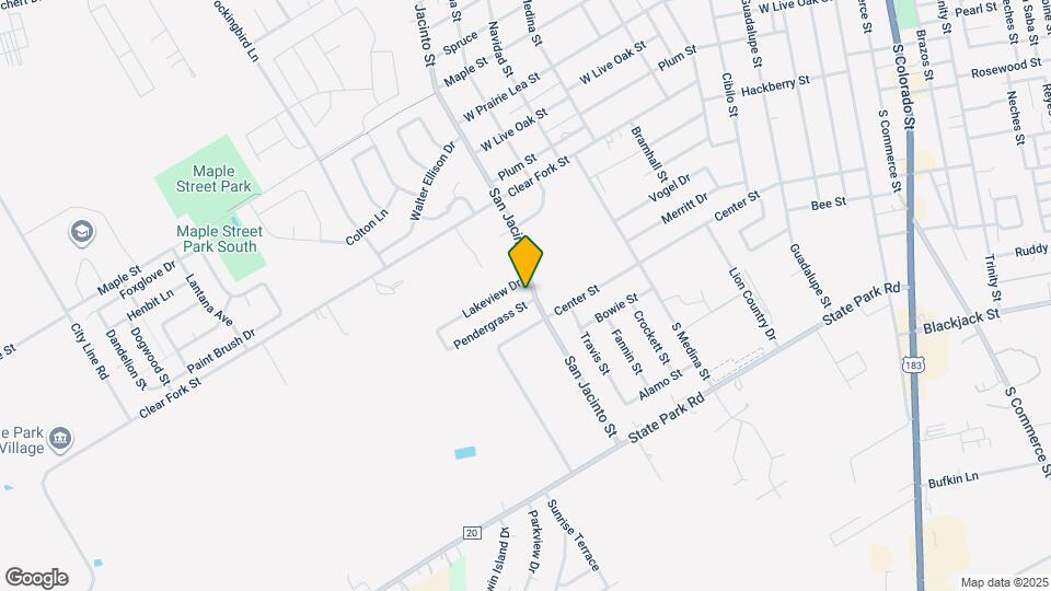1301 Pendergrass St Map and Location Details
