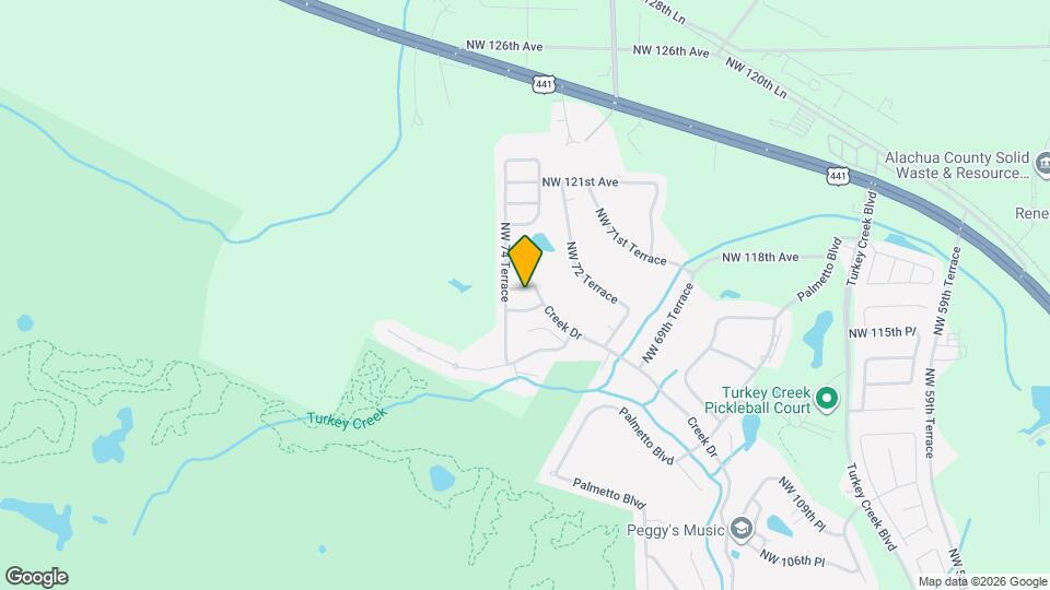 7321 NW 117th Ln Map and Location Details