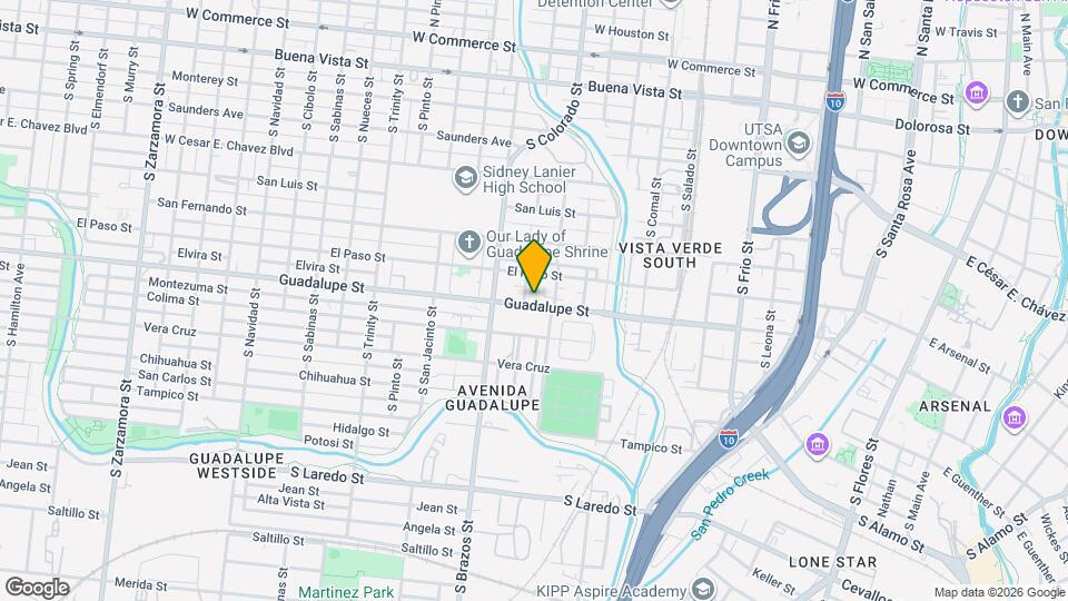 1113 Guadalupe St Map and Location Details