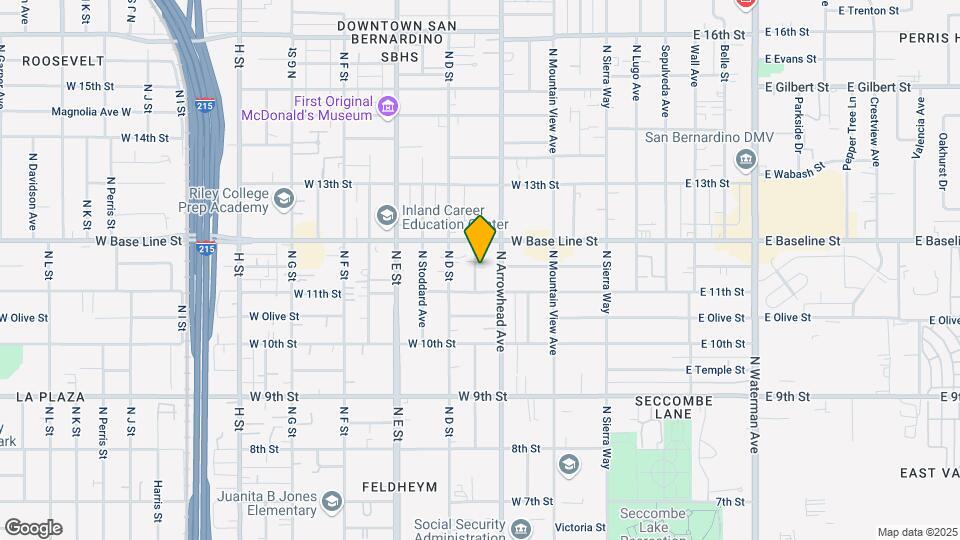 1141-1145 N Mayfield Ave Mapa y Detalles de la Ubicación