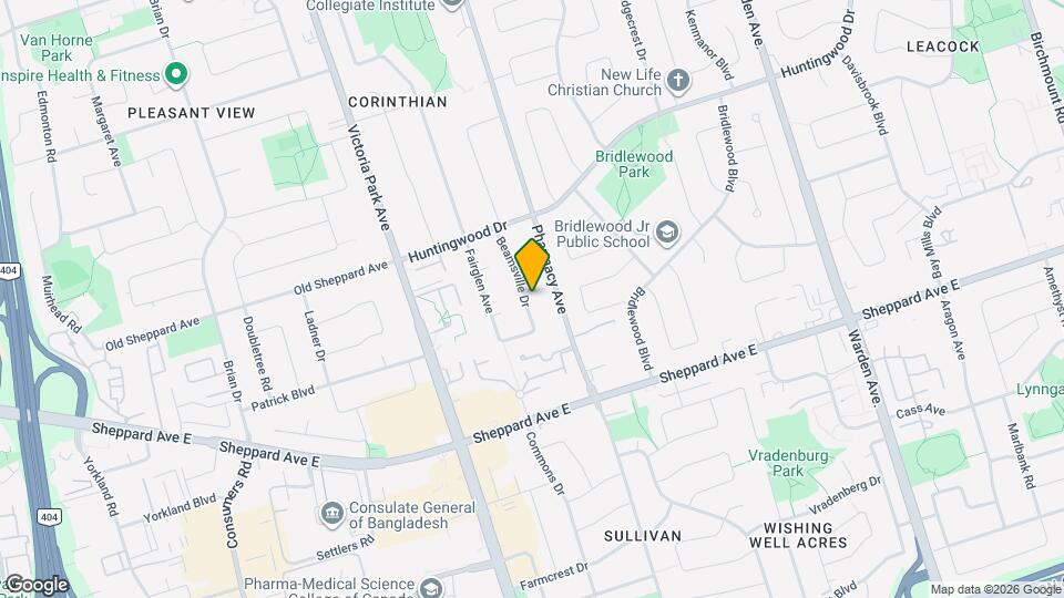 21 Beamsville Dr Map and Location Details