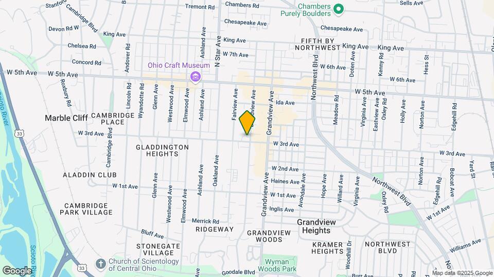 1524-1526 W 3rd Ave Mapa y Detalles de la Ubicación