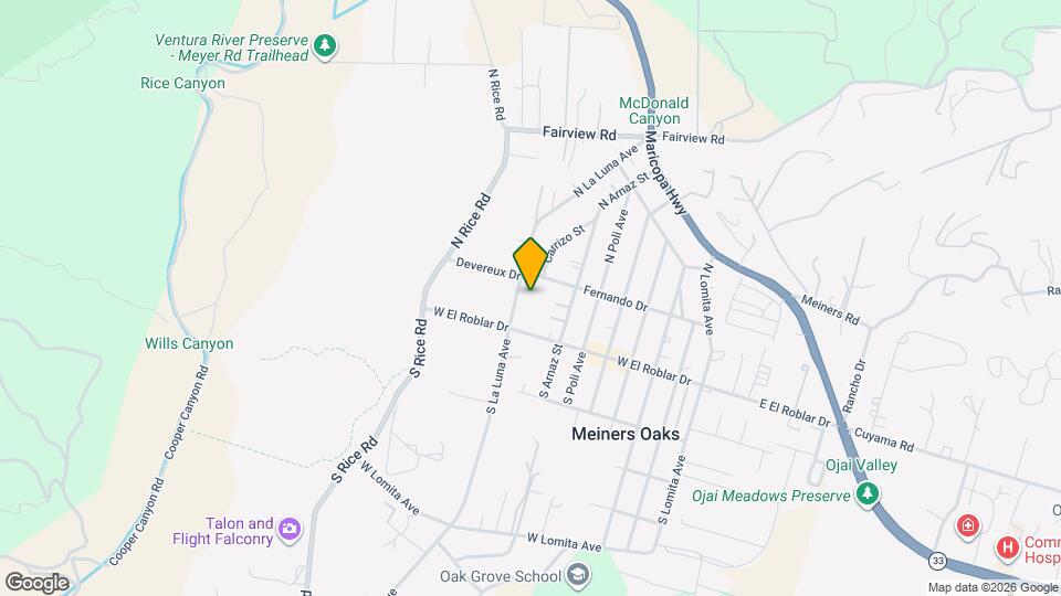 144 N La Luna Ave Map and Location Details