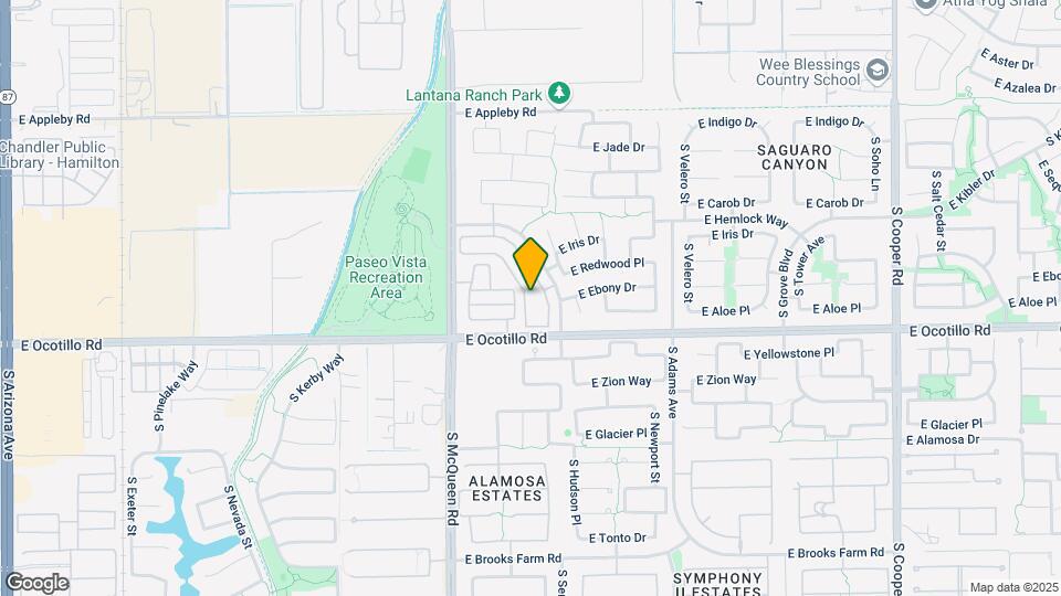 3913 S Crosscreek Dr Map and Location Details