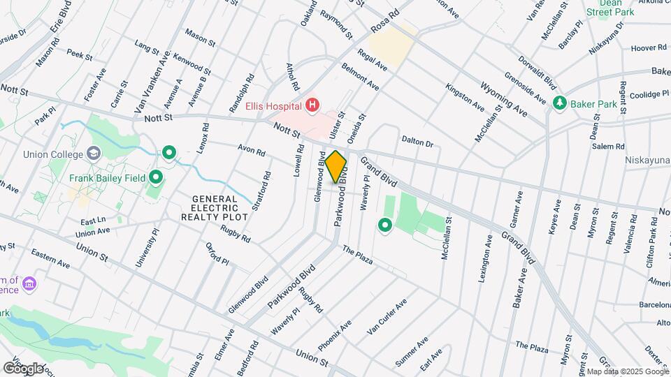 1305 Parkwood Blvd Map and Location Details