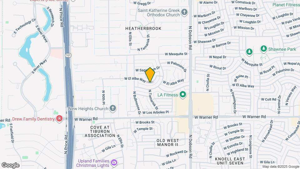 2315 W El Alba Way Map and Location Details