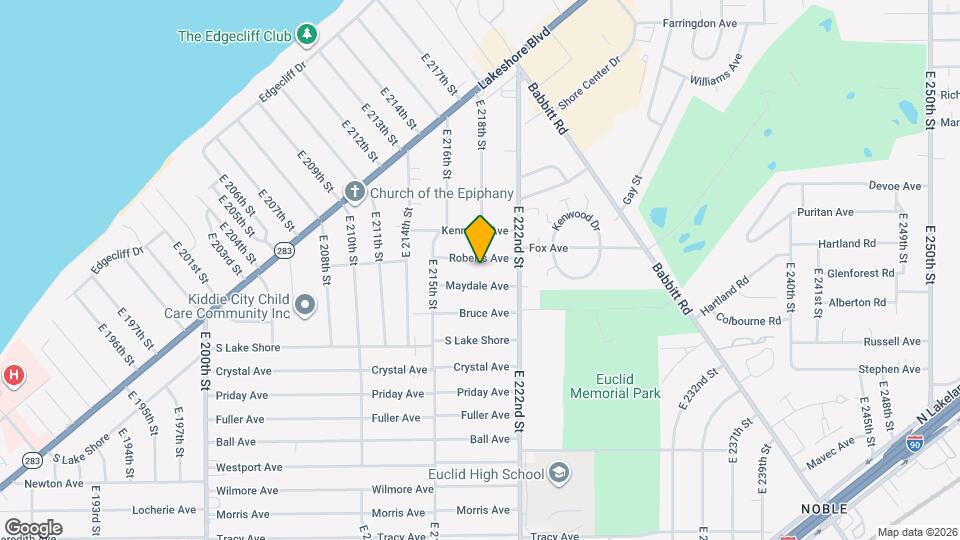 21860 Roberts Ave Map and Location Details