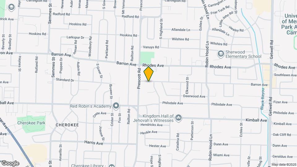 3443 Barron Ave Map and Location Details