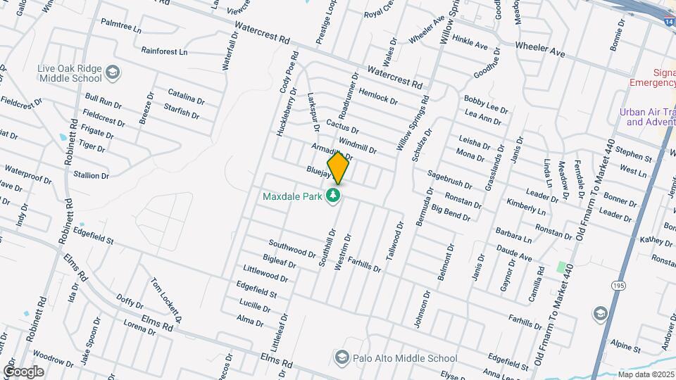 2501 Westwood Dr Map and Location Details