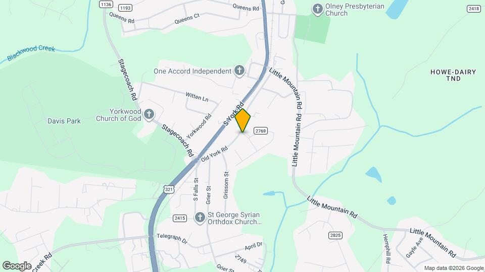 3910 Old York Rd Map and Location Details