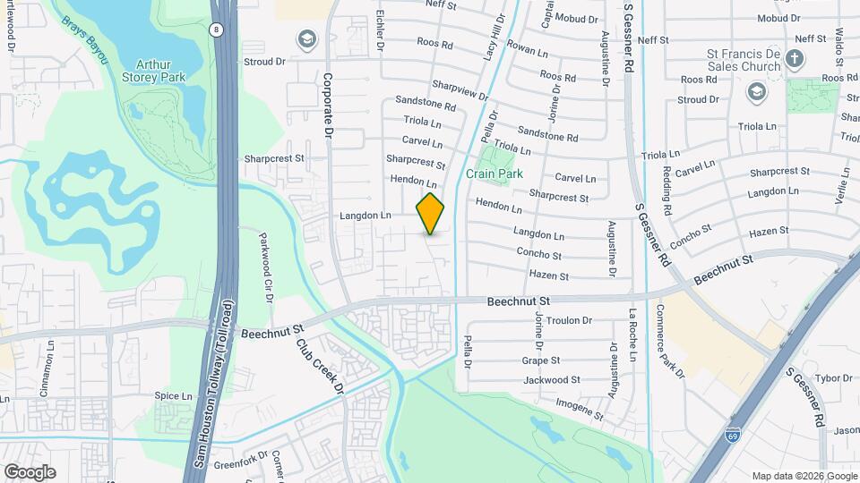 7941 Kendalia Dr Map and Location Details