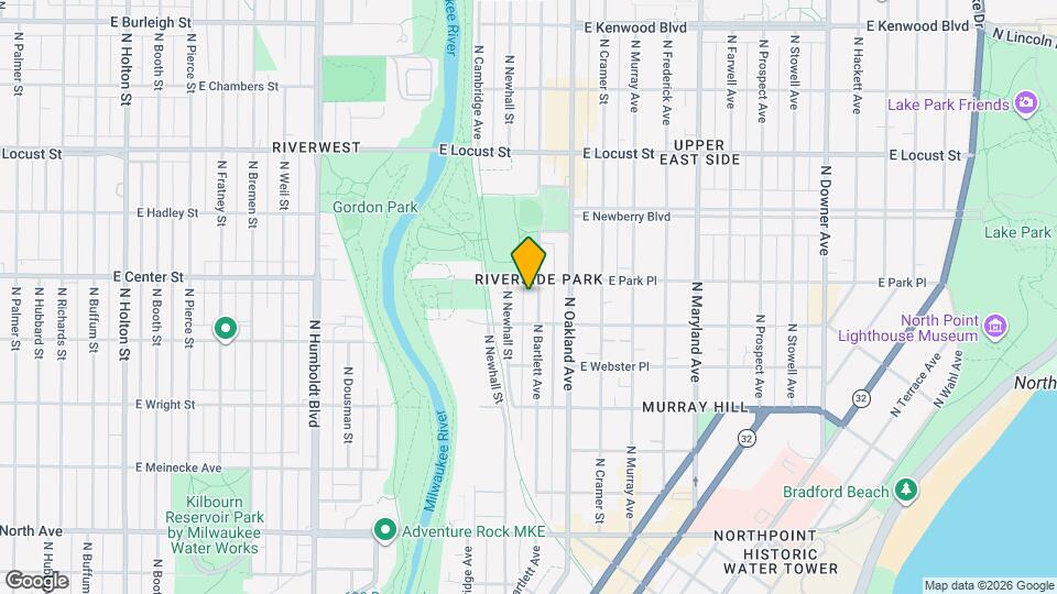 2629 N Bartlett Ave Map and Location Details