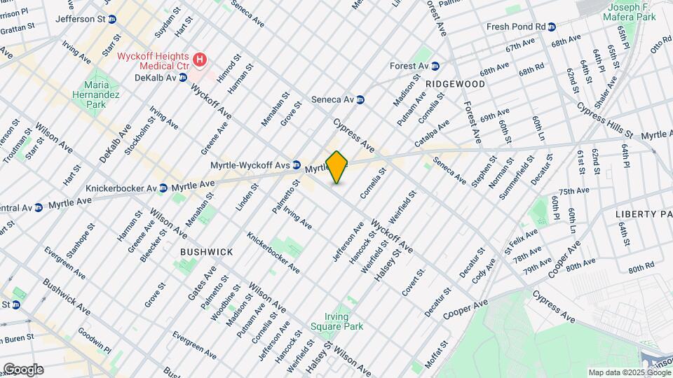 779 Wyckoff Ave Mapa y Detalles de la Ubicación