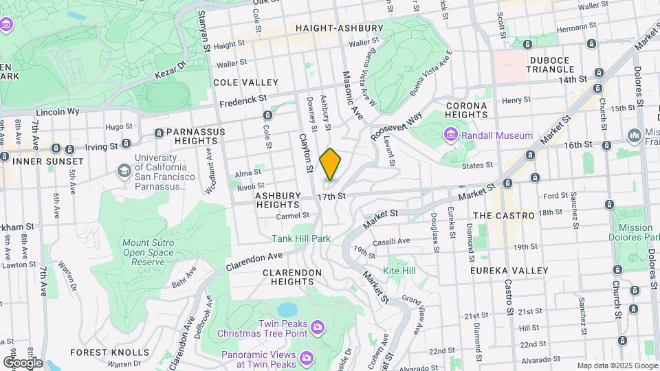 312 Upper Terrace Map and Location Details