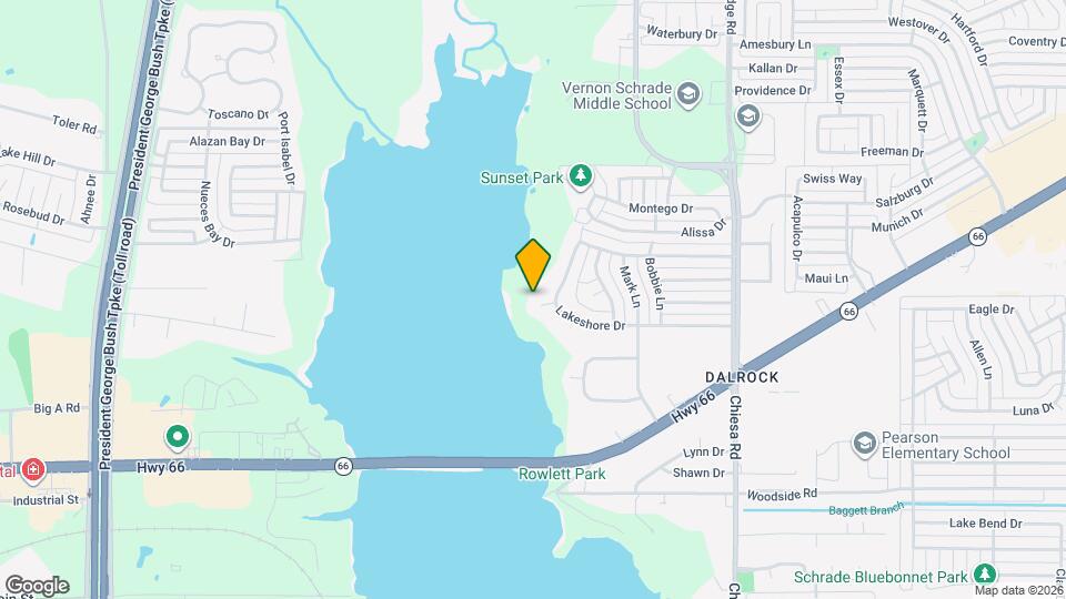 6509 Lakeshore Ct Map and Location Details