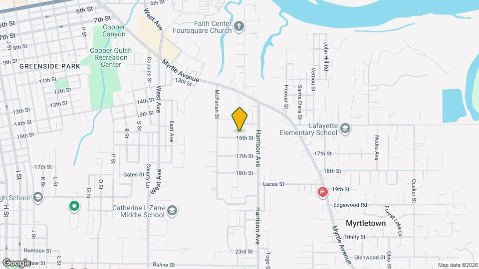 1551 Dean St Map and Location Details