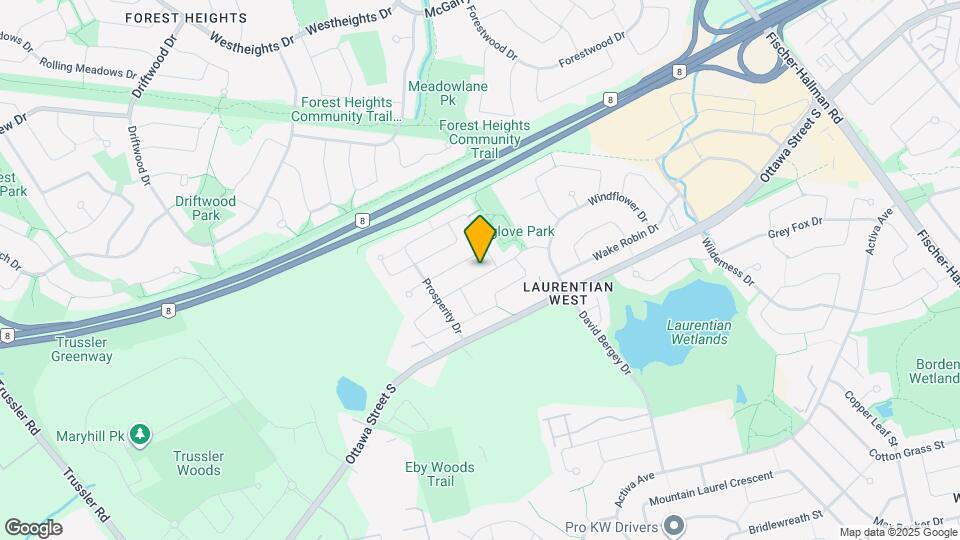 68 Foxglove Crescent Map and Location Details