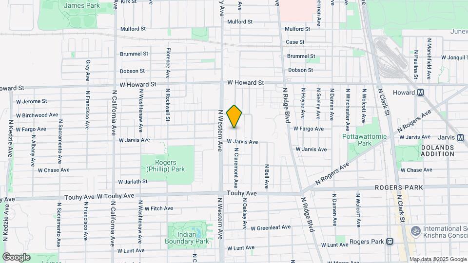 7416-7418 N Claremont Ave Mapa y Detalles de la Ubicación