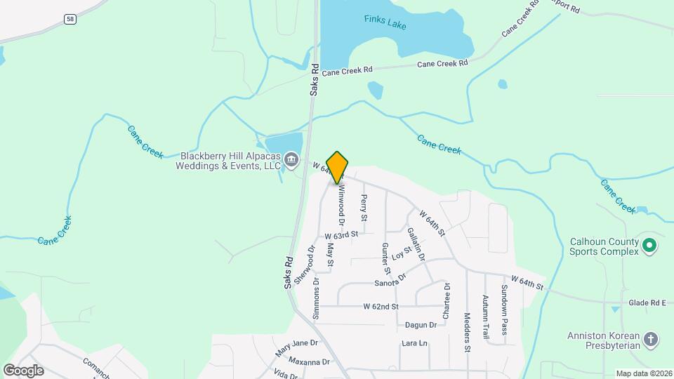 6332 Winwood Dr Map and Location Details