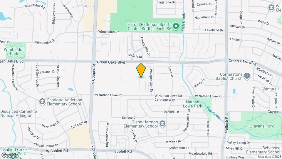 5501 White Dove Dr Map and Location Details